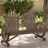 Image de Chaise De Jardin Adirondack 2 Places Bois De Sapin Massif Vidaxl