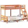 Image de Lit Superposé Sans Matelas 80x200/120x200 Cm Bois Massif Vidaxl