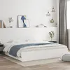 Image de vidaXL Cadre de lit avec tiroirs sans matelas blanc 200x200 cm 3207245