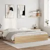 Image de Cadre De Lit Avec Tiroirs Sans Matelas Chêne Sonoma 180x200 Cm Vidaxl