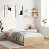 Image de Cadre De Lit Avec Tiroirs Sans Matelas Chêne Sonoma 90x190 Cm Vidaxl