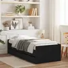 Image de Cadre De Lit Sans Matelas Noir 75x190 Cm Vidaxl