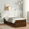 Image de Cadre De Lit Sans Matelas Chêne Marron 75x190 Cm Vidaxl