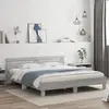 Image de Cadre De Lit Sans Matelas Sonoma Gris 200x200 Cm Vidaxl