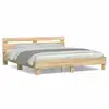 Image de Vidaxl cadre de lit sans matelas chêne sonoma 180x200 cm