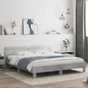 Image de vidaXL Cadre de Lit avec Tête de Lit Lit Double avec Sommier à Lattes Lit Adulte de Chambre Moderne Gris Béton 180x200 3207402