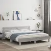 Image de Cadre De Lit Sans Matelas Sonoma Gris 180x200 Cm Vidaxl