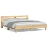 Image de vidaXL Cadre de lit sans matelas chêne sonoma 160x200 cm 3207408