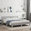 Image de vidaXL Cadre de lit avec tête de lit sonoma gris 160x200 cm 3207411