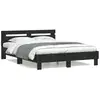 Image de Vidaxl cadre de lit sans matelas noir 150x200 cm