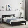 Image de Cadre De Lit Sans Matelas Noir 120x200 Cm Vidaxl