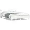 Image de Vidaxl cadre de lit sans matelas blanc 140x190 cm