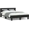 Image de vidaXL Cadre de lit sans matelas noir 120x190 cm 3207449