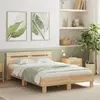 Image de Cadre De Lit Sans Matelas Chêne Sonoma 120x190 Cm Vidaxl