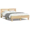 Image de vidaXL Cadre de lit sans matelas chêne sonoma 120x190 cm 3207450