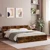 Image de Cadre De Lit Sans Matelas Chêne Fumé 180x200 Cm Vidaxl
