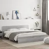 Image de Cadre De Lit Sans Matelas Sonoma Gris 180x200 Cm Vidaxl
