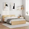 Image de vidaXL Cadre de lit sans matelas chêne sonoma 140x200 cm 3207485