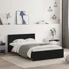 Image de Cadre De Lit Sans Matelas Noir 120x200 Cm Vidaxl
