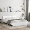 Image de vidaXL Cadre de lit sans matelas blanc 140x190 cm 3207497