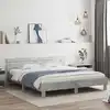 Image de Cadre De Lit Avec Led Sans Matelas Gris Béton 160x200 Cm Vidaxl