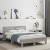 Image de Cadre De Lit Avec Led Sans Matelas Sonoma Gris 120x200 Cm Vidaxl