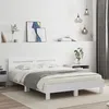 Image de vidaXL Cadre de lit avec LED sans matelas blanc 140x190 cm 3207560