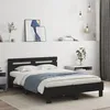 Image de vidaXL Cadre de lit avec LED sans matelas noir 135x190 cm 3207568