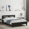 Image de vidaXL Cadre de lit avec LED sans matelas noir 120x190 cm 3207575