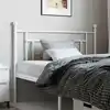 Image de Tête De Lit De Remplacement Métal Blanc 100 Cm Vidaxl