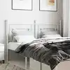 Image de Tête De Lit De Remplacement Métal Blanc 160 Cm Vidaxl
