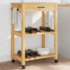 Image de vidaXL Chariot de cuisine MONZA 60x40x885 cm bois massif de pin 376091