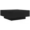 Image de Vidaxl table basse noir 80x80x31 cm bois d'ingénierie