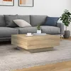 Image de vidaXL Table basse chêne sonoma 80x80x31 cm bois dingénierie 836583