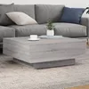 Image de Table Basse Sonoma Gris 80x80x31 Cm Bois D'ingénierie Vidaxl