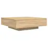 Image de Vidaxl table basse chêne sonoma 100x100x31 cm bois d'ingénierie