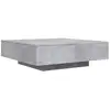 Image de Vidaxl table basse gris béton 100x100x31 cm bois d'ingénierie