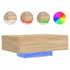 Image de Vidaxl table basse avec lumières led chêne sonoma 85x55x31 cm