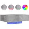 Image de Vidaxl table basse avec lumières led gris béton 85x55x31 cm