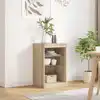Image de Buffet Avec Lumières Led Chêne Sonoma 41x37x67 Cm Vidaxl