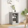 Image de Buffet Avec Lumières Led Gris Béton 41x37x67 Cm Vidaxl
