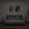 Image de Tables De Chevet Murales Avec Lumières Led 2 Pcs Chêne Sonoma Vidaxl