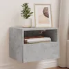Image de Meubles Tv Muraux 2 Pcs Gris Béton 40x30x30cm Bois D'ingénierie Vidaxl