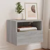 Image de Meubles Tv Muraux 2pcs Sonoma Gris 40x30x30cm Bois D'ingénierie Vidaxl