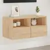 Image de Meuble Tv Mural Chêne Sonoma 60x30x30 Cm Bois D'ingénierie Vidaxl