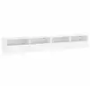 Image de Vidaxl meubles tv muraux 2 pcs blanc 100x30x30 cm bois d'ingénierie