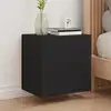 Image de Meubles Tv Muraux 2 Pcs Noir 40,5x30x40 Cm Bois D'ingénierie Vidaxl