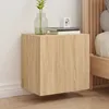 Image de Meuble Tv Mural Chêne Sonoma 40,5x30x40 Cm Bois D'ingénierie Vidaxl
