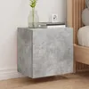 Image de vidaXL Meuble TV mural gris béton 40 5x30x40 cm bois dingénierie 836902