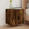 Image de Meubles Tv Muraux 2 Pcs Chêne Fumé 40,5x30x40cm Bois Ingénierie Vidaxl